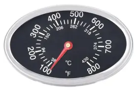 4336498435 GASSAF Lid Thermometer Temperature Gauge Steel