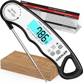 Gdealer Fm101-b Meat Thermometer Digital Instant Read Food Waterproof Ultra Gdealer Fm101-b Meat Thermometer Digital Instant Read Food Waterproof Ultra