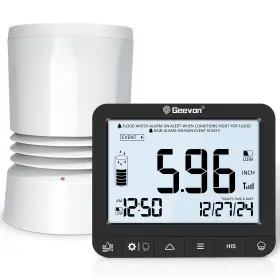 248721 GEEVON Digital Rain Gauge Emptying Collector Alerts