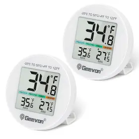 8724-2 GEEVON Digital Refrigerator Thermometer Pack