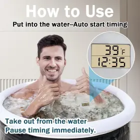 TIMER-2.0 GFYYBKJ Bath Thermometer Floating Waterproof #2