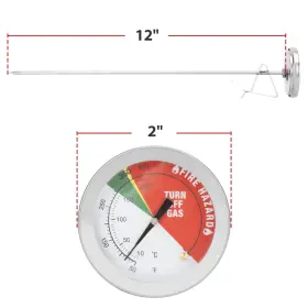 313035151129 GLOWYE Fryer Thermometer Pot Clip Meat Cooking #2