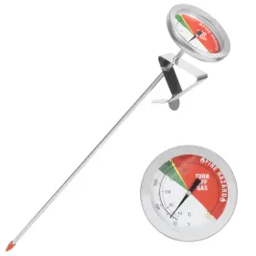 313096410470 GLOWYE Steel Fryer Thermometer Pot Clip Probe