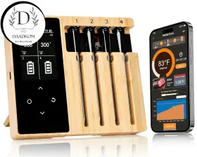 GMGH001 GMGH Smart Wireless Meat Thermometer Probes Lcd