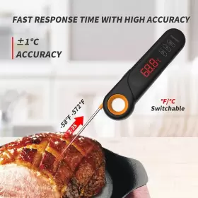 T680 GOLDENSUN Digital Meat Thermometer Waterproof Prob #3