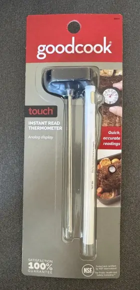 20454 GOOD COOK Touch Meat Thermometer Nsf Grip