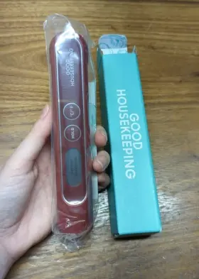 K99421 GOOD HOUSEKEEPING Kinetic Cooking Thermometer Crimson