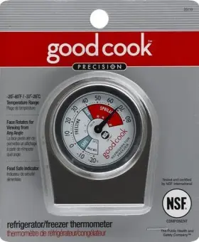 076753251198 GOODCOOK Cook Classic Fridge Thermometer Nsf #2