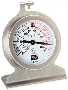 076753251198 GOODCOOK Cook Classic Fridge Thermometer Nsf