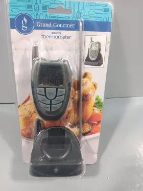62497 GOURMET Wireless Remote Meat Thermometer Dual Timer