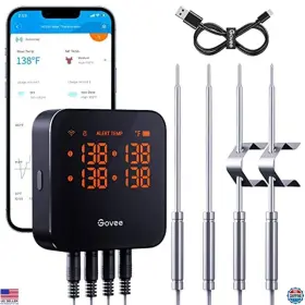 B09JK4QHWJ GOVEE Wireless Meat Thermometer Probes Smart Wifi