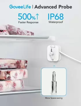 810127732490 GOVEELIFE Wifi Freezer Thermometer Alarm Remote #3