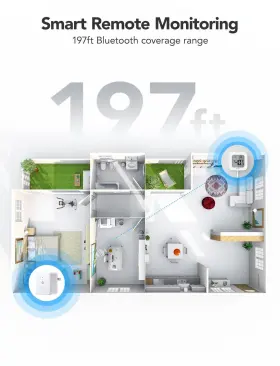 810127732506 GOVEELIFE Wifi Refrigerator Thermometer Alarm #3