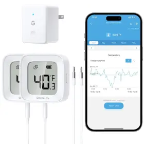 810127732506 GOVEELIFE Wifi Refrigerator Thermometer Alarm