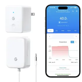 H5111 GOVEELIFE Wifi Refrigerator Thermometer Alarm Wireless