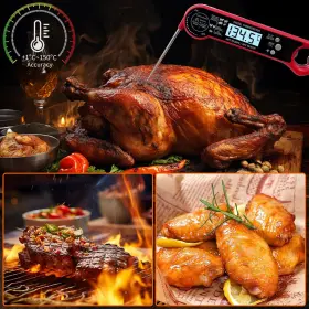 445020366362 GOZOPO Waterproof Food Thermometer Kitchen Meat #2