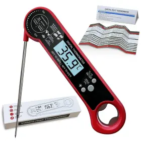 Gozopo 445020366362 Waterproof Food Thermometer For Kitchen Digital Meat Instant Read Me