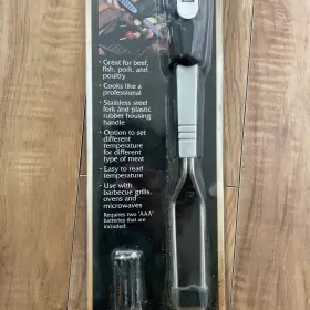 041250013235 GRAND GOURMET Grill Thermo Fork Lcd Display #3