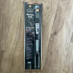041250013235 GRAND GOURMET Grill Thermo Fork Lcd Display