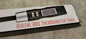 TS992 GRANDE CHEF Bbq Meat Thermometer Fork Lcd Display Steel #2