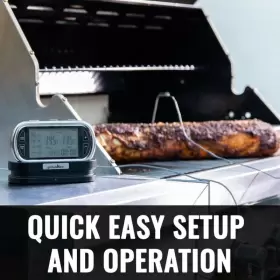 GR-THR-101 GRILLAHOLICS Wireless Digital Meat Thermometer Bbq #3