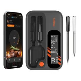 GB-12-BW GRILLBLISS Wireless Meat Thermometer Wi Fi Bluetooth
