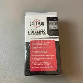 850022868917 GRILLMAN Digital Meat Thermometer Leavein Steel #3