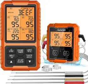 726084196773 GUICHON Wireless Meat Thermometer Digital Probes