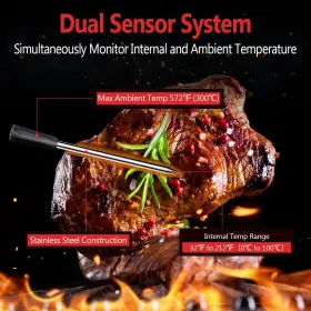 691162372335 GUILERMINA Wireless Meat Thermometer Smart #3
