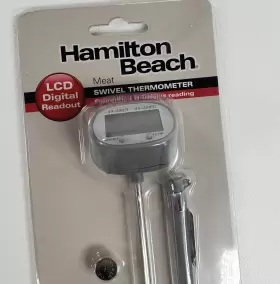 09236 HAMILTON BEACH Lcd Digital Swivel Head Meat Thermometer #2