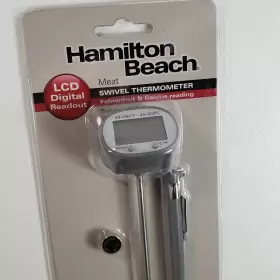 09236 HAMILTON BEACH Lcd Digital Swivel Head Meat Thermometer #3