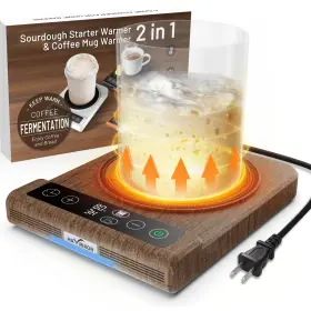 2025H19-WG HAVRIXOR Sourdough Starter Warmer Mat Coffee Timer