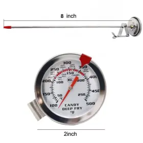010021 HHNAN Candy Thermometer Fryer Oil Pack Clip Probe #3