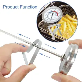313044392315 HHNAN Candy Thermometer Pack Probe Pot Clip Oil #3