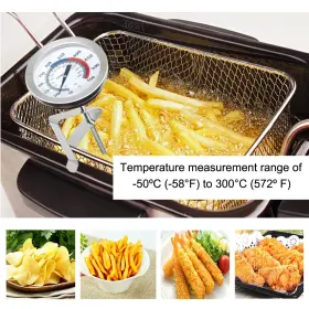 726084844186 HHNAN Candy Thermometers Probe Pot Clip Turkey #2