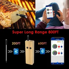 691194879192 HIODS XION Wireless Smart Meat Thermometer Food #2