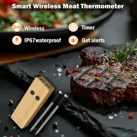 691194879192 HIODS XION Wireless Smart Meat Thermometer Food #3