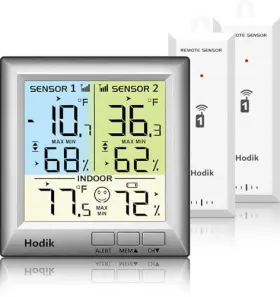 BY02S-66-HD2 HODIK Wireless Freezer Thermometer Alarm Fridge