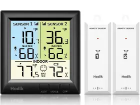 HKB-66-HD2 HODIK Wireless Freezer Thermometer Alarm Fridge