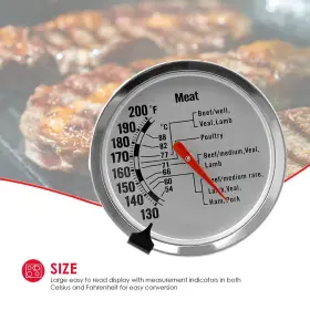 886466370600 HOME BASICS Steel Mechanical Meat Thermometer #2