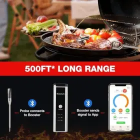 860011246503 HOMELYFE Wireless Meat Thermometer Bluetooth #2