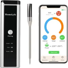 860011246503 HOMELYFE Wireless Meat Thermometer Bluetooth