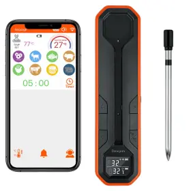 445034192179 HONGKANG Wireless Meat Thermometer Digital Probe
