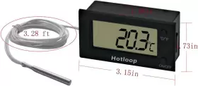 696598542130 HOTLOOP Digital Oven Thermometer Heat Up Lcd #3