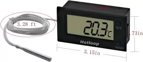 HK061 HOTLOOP Digital Oven Thermometer Heat Up Lcd #3