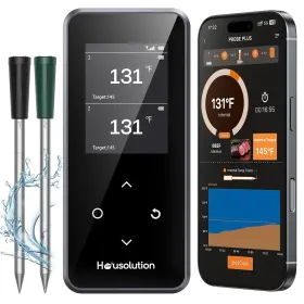 723314213767 HOUSOLUTION Wireless Bluetooth Meat Thermometer