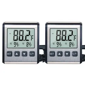 W6552 HUIJIGEMY Fridge Thermometer Freezer Alarm Refr
