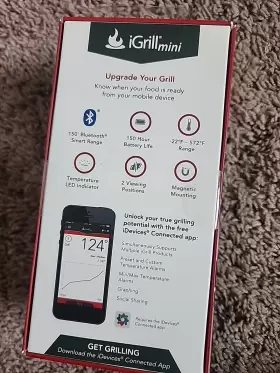 1621 IDEVICES Igrill Mini Bluetooth Grill Thermometer Box #3