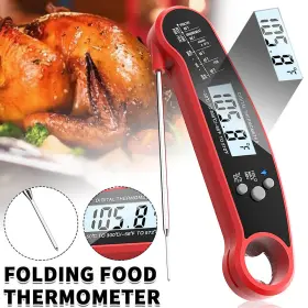 982766540016 IKAUFEN Meat Thermometer Digital Lcd Cooking Bbq