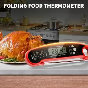 982766540719 IKAUFEN Meat Thermometer Digital Lcd Cooking Bbq #3